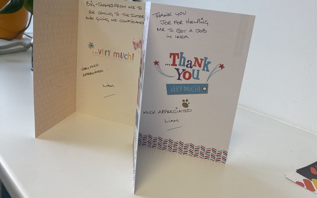 VIAS receives thank you cards!