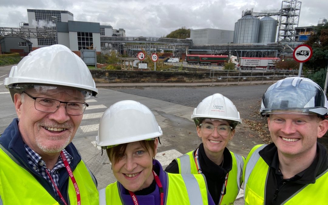 Norma and Joe Visit the DIAGEO Plant!