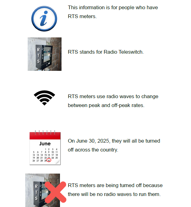 Important Information Regarding RTS Meters